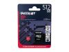  Зображення MicroSDHC 512GB Patriot EP Series  A1 UHS-I U3 ( PEF512GEP31MCX) + SD adapter 